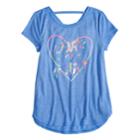 Girls 7-16 So&reg; Back-strap Performance Tee, Size: 16, Med Blue