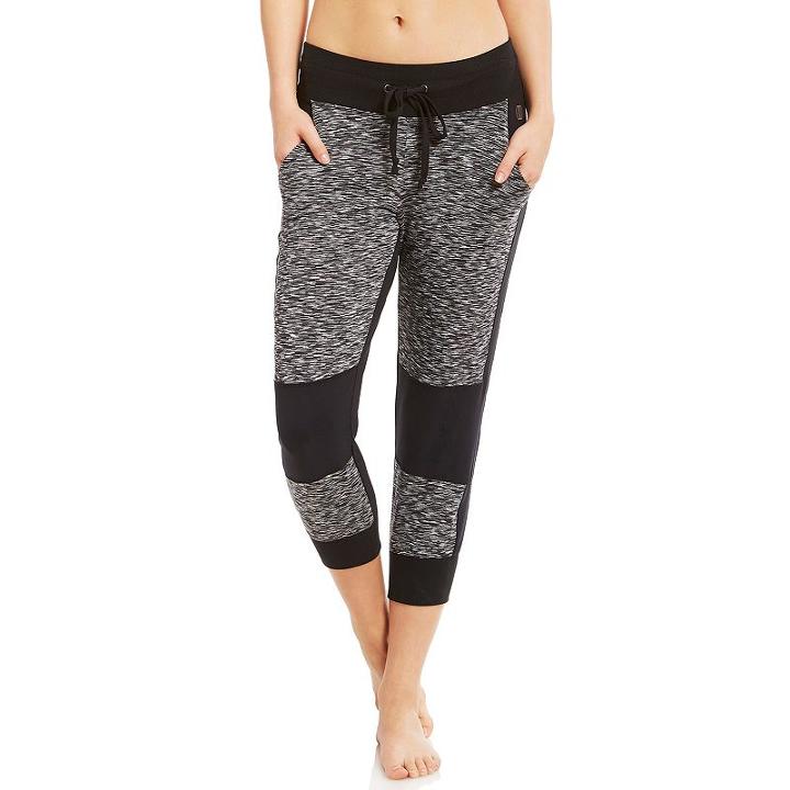 Women's Balance Collection Jade Capri Jogger Pants, Size: Xs, Black