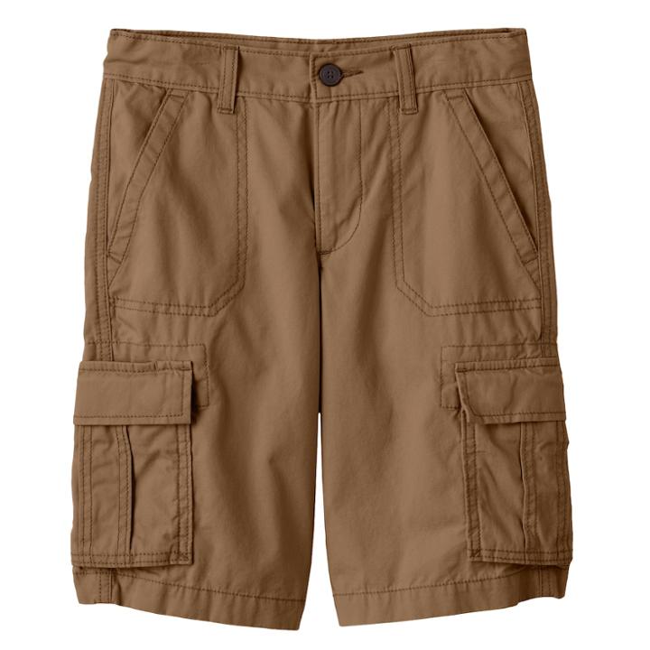 Boys 8-20 Urban Pipeline Canvas Cargo Shorts, Size: 12, Med Beige