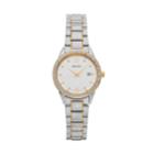 Seiko Women's Crystal Two Tone Stainless Steel Watch - Sur675, Size: Small, Multicolor