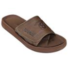 Adult Syracuse Orange Memory Foam Slide Sandals, Size: Xs, Brown