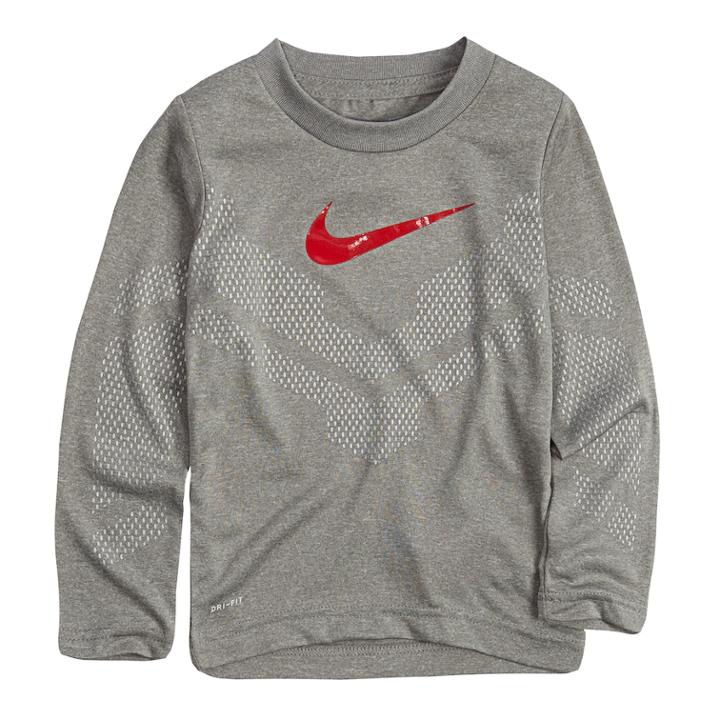 Toddler Boy Nike Graphic Tee, Size: 3t, Grey