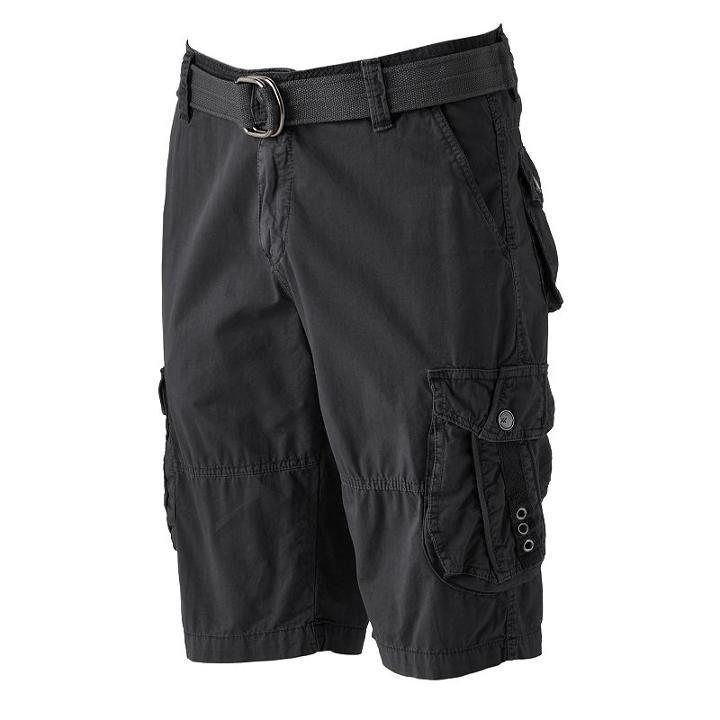 Men's Xray Belted Cargo Shorts, Size: 40, Blue (navy)