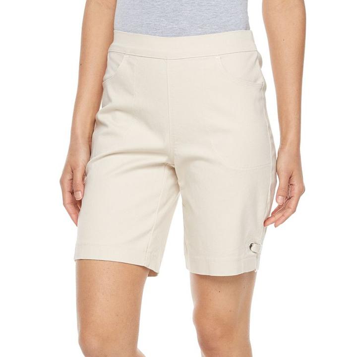 Petite Croft & Barrow&reg; Pull-on Shorts, Women's, Size: 4 Petite, Lt Beige