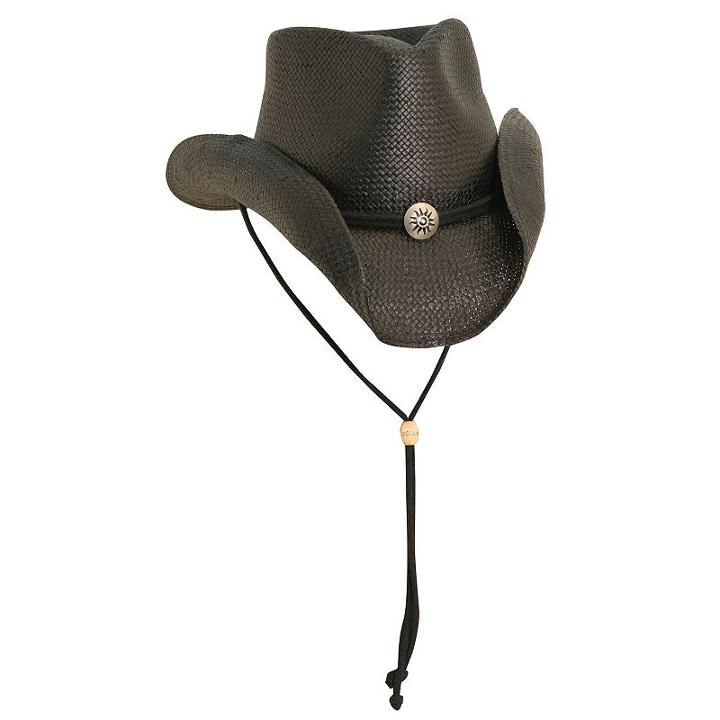 Scala Classico Toyo Outback Cowboy Hat - Men, Size: S/m, Black