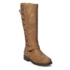 So&reg; Kimberly Girls' Knee High Boots, Size: 13, Brown