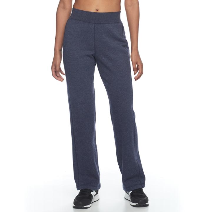 Petite Tek Gear&reg; Basic Fleece Pants, Women's, Size: Pm Short, Dark Blue