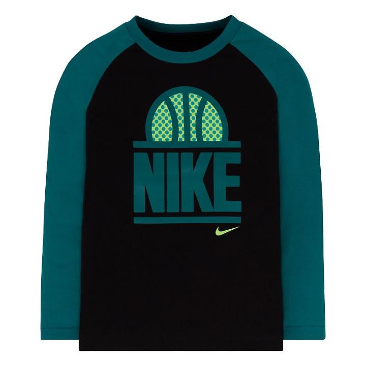 Boys 4-7 Nike World Of B-ball Raglan Long Sleeve Tee, Boy's, Size: 5, Oxford