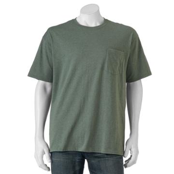 Men's Goldtoe&reg; Pocket Tee, Size: Large, Green Oth