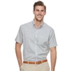 Big & Tall Dockers Classic-fit Plaid Comfort Stretch No-wrinkle Button-down Shirt, Men's, Size: 3xb, Natural