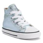 Toddler Converse Chuck Taylor All Star Metallic High-top Sneakers, Kids Unisex, Size: 9 T, Lt Green
