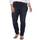 Plus Size Sonoma Goods For Life&trade; Curvy Skinny Jeans, Women's, Size: 18 W, Dark Blue