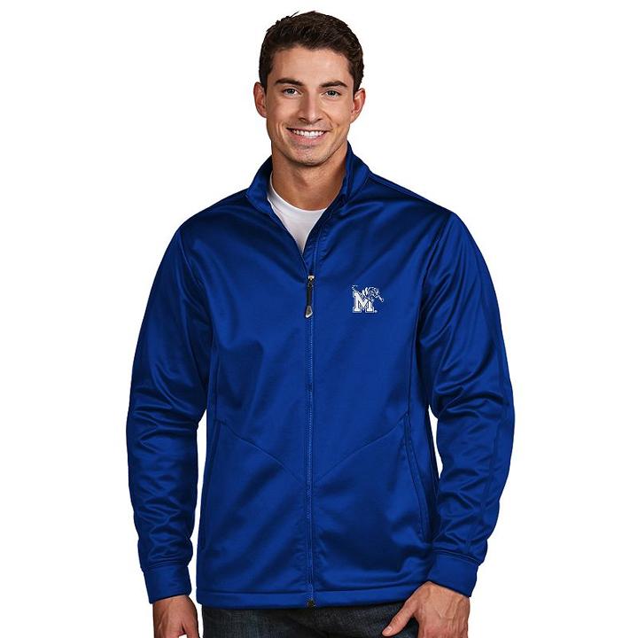 Men's Antigua Memphis Tigers Waterproof Golf Jacket, Size: Xxl, Dark Blue