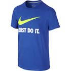 Boys 8-20 Nike Just Do It Swoosh Graphic Tee, Size: Small, Blue Other