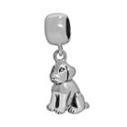 Individuality Beads Sterling Silver Dog Charm, Women's, Grey
