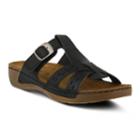 Flexus By Spring Step Nery Women's Slide Sandals, Size: 37, Black