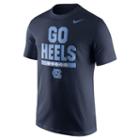 Men's Nike North Carolina Tar Heels Local Verbiage Tee, Size: Xl, Blue (navy)