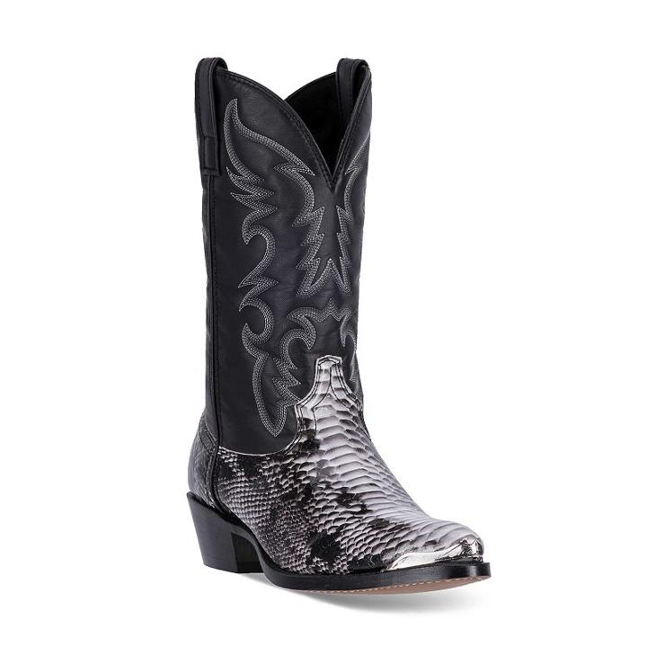 Laredo Monty Men's Cowboy Boots, Size: 9 Wide, Grey (charcoal)