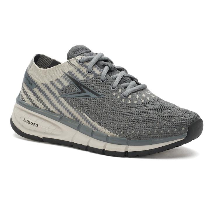 Turner Footwear T Levon Men's Running Shoes, Size: 11.5, Grey