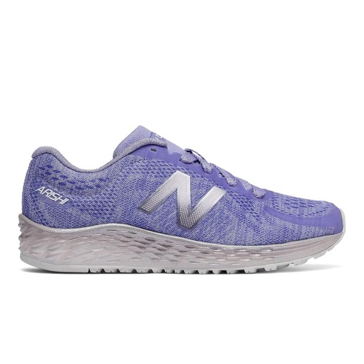 New Balance Arishi Girls' Running Shoes, Size: 12 Wide, Med Purple