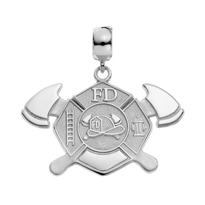 Insignia Collection Sterling Silver Maltese Cross Charm, Women's, Grey