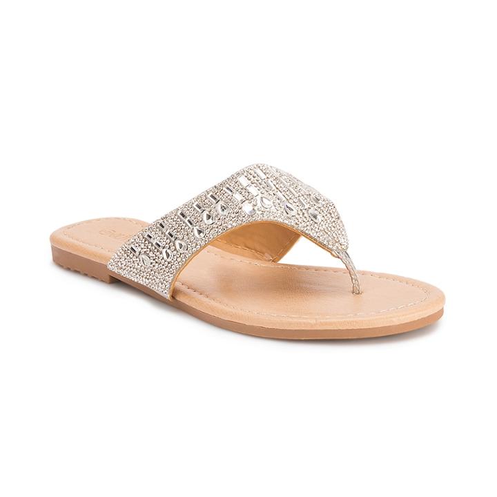 Olivia Miller Eustis Women's Sandals, Size: 8, Silver