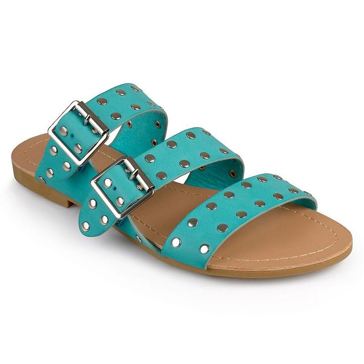 Journee Collection Darby Women's Sandals, Girl's, Size: 12, Blue