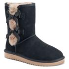 Koolaburra By Ugg Victoria Short Women's Winter Boots, Size: 6, Black