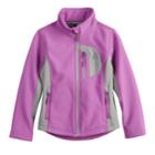 Girls 7-16 Reebok Softshell Fleece-lined Midweight Jacket, Size: 7-8, Purple