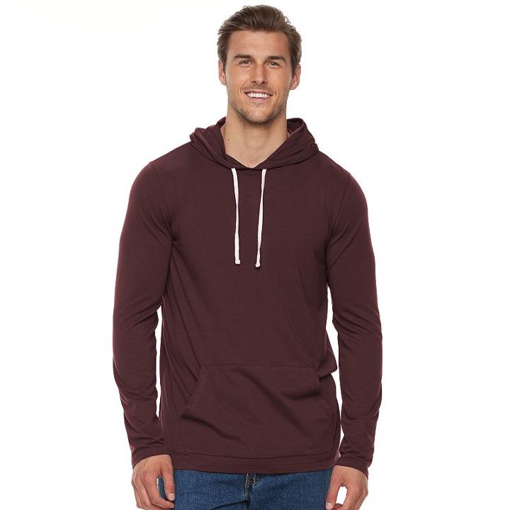 Men's Sonoma Goods For Life&trade; Modern-fit Flexwear Hoodie, Size: Xl Tall, Brown