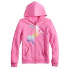 Girls 7-16 & Plus Size So&reg; Easy Zip Hoodie Sweatshirt, Size: 14 1/2, Light Pink