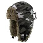 Boys Igloo Camouflage Trapper Hat, Size: Medium/large, White