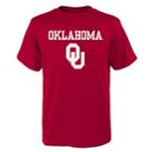Boys' 4-18 Oklahoma Sooners Goal Line Tee, Size: 8-10, Red