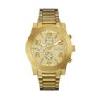 Caravelle New York By Bulova Men's Stainless Steel Chronograph Watch, Yellow