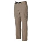 Men's Croft & Barrow&reg; Classic-fit Performance Stretch Belted Convertible Cargo Pants, Size: 34x30, Med Brown