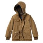 Boys 4-7 Urban Republic Hooded Sherpa-lined Midweight Jacket, Boy's, Size: 4, Med Brown