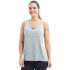 Women's Marika Cheryl Split Back Tank, Size: Xl, Med Green