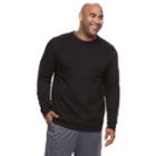 Big & Tall Tek Gear&reg; Regular-fit Ultrasoft Fleece Crewneck Tee, Men's, Size: 4xb, Black