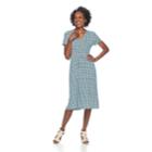 Women's Croft & Barrow&reg; Surplice Dress, Size: Xxl, Oxford