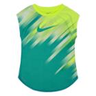 Girls 4-6x Nike Dri-fit Curved Sublimated Pattern Tee, Girl's, Size: 5, Lt Yellow