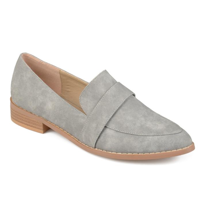 Journee Collection Rossy Women's Loafers, Size: Medium (6), Med Grey