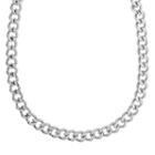 Lynx Stainless Steel Curb Chain Necklace - 20-in. - Men, Size: 20, Grey