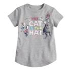 Toddler Girl Jumping Beans&reg; Dr. Suess' The Cat In The Hat Glitter Graphic Tee, Size: 5t, Med Grey