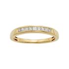 Igl Certified Diamond Wedding Ring In 14k Gold (1/4 Carat T.w.), Women's, Size: 6, White