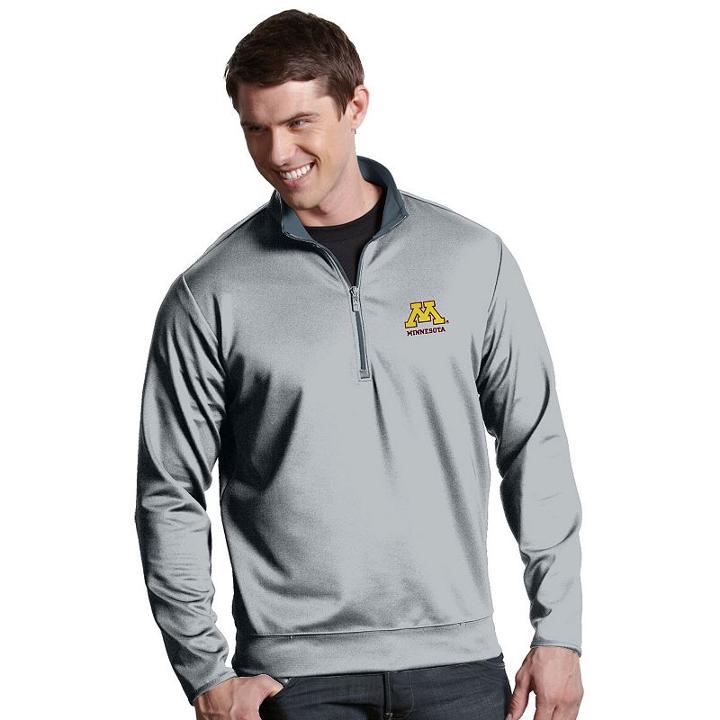 Men's Minnesota Golden Gophers 1/4-zip Leader Pullover, Size: Xxl, Red