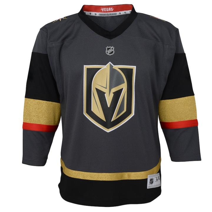 Baby Vegas Golden Knights Replica Jersey, Size: 18 Months, Dark Grey