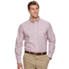 Big & Tall Croft & Barrow&reg; Classic-fit Stretch Woven Button-down Shirt, Men's, Size: 4xb, Dark Red