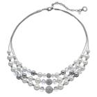 Simply Vera Vera Wang Simulated Pearl & Fireball Multi Strand Necklace, Women's, White