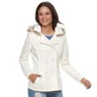Juniors' J-2 Faux-fur Hood Fleece Jacket, Teens, Size: Small, Natural