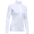 Women's Under Armour Tech 1/2 Zip Top, Size: Medium, White